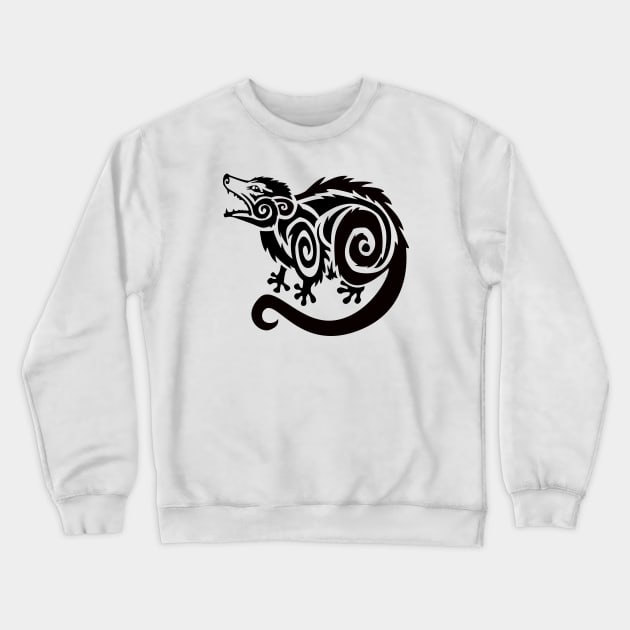 Possum Crewneck Sweatshirt by Stormslegacy